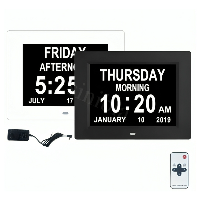 Senior Digital 7 Inch Clock